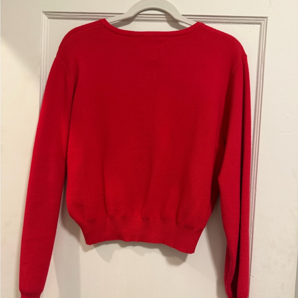 Red Cardigan - Picture 2 of 3